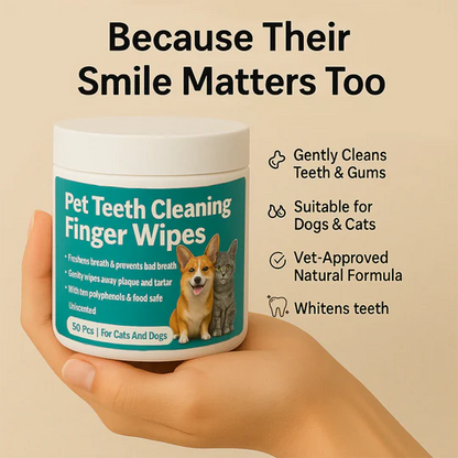 🐶Max Dental Wipes | Pack Of 50 | Sale 50% Off🐶